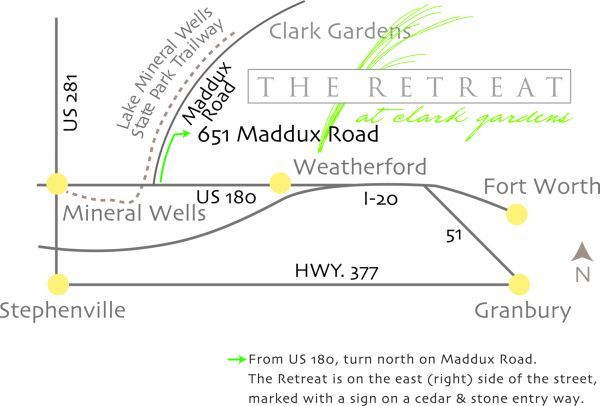 Retreat Area Map